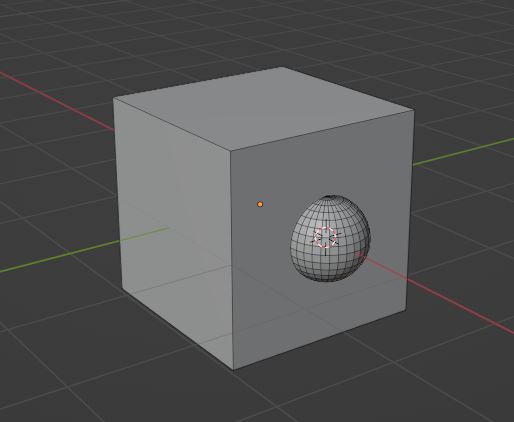 3Dカーソルの位置にUV球を追加出来る
