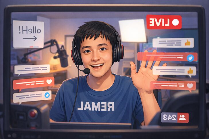 テキストが反転してしまう